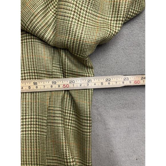 Loro Piana Blazer Mens 42 Green Plaid Cashmere Wool Silk Made Italy Sport Coat - Picture 3 of 10